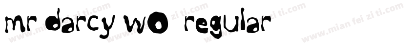 mr darcy wO5 regular字体转换